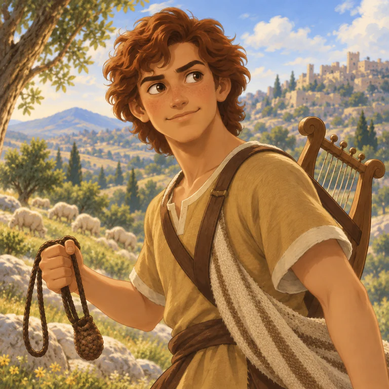 Retrato ilustrado de Davi