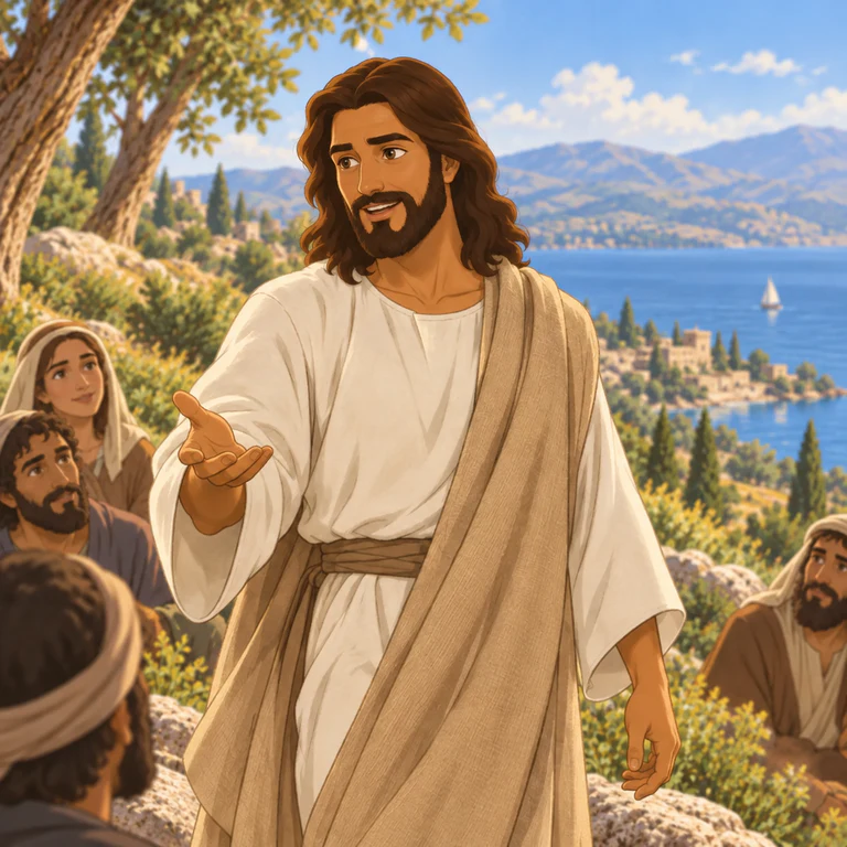 Retrato ilustrado de Jesus