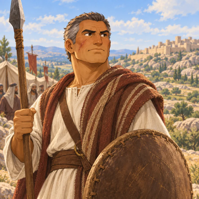 Retrato ilustrado de Josué