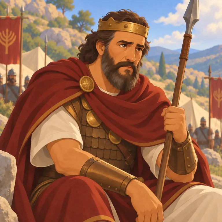 Retrato ilustrado de Saul